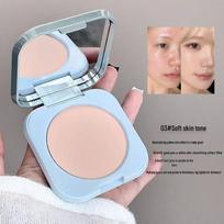 Kobeleen Rejuvenating Setting Powder Compact with Puff - Long-lasting, Natural Concealment & Skin Tone Correction, Translucent Loose Powder 8.5g white