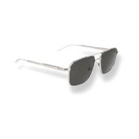 Montblanc Fine Leg Anti-Sunlight Alloy Pilot Style Sunglasses Women sunglasses Silver MB0278S001 Silver,56