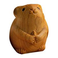 Zodiac Animal Figurine Handcrafted Wood Chinese Zodiac Signs Multifunctional Mini Zodiac Table Decoration Gift for Zodiac Enthusiasts CDN