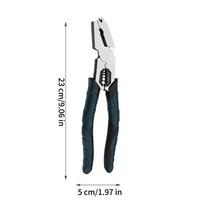 In 9 1 Wire Stripper High Carbon Steel Nail Puller/ Wire Cutter/ Wire Stripper/ Wire Crimper Cutting Pliers Elbow Wire Strippers