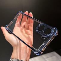For Xiaomi Poco X8 Pro Case Clear New Simple Four Corner Airbag Anti Fall Protect Back Cover For Xiaomi Poco X8 Pro Shell Bumper Poco X8 Pro mėlyna