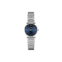 Longines Master Collection Quartz Movement Elegant Versatile Watch 24Mm Blue Dial Stainless Steel Bracelet Women watches Silver L4.209.4.95.6 Regular Watch Box,Blue Dial gray