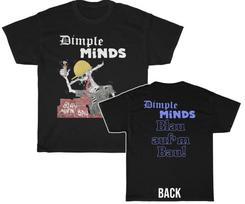 Dimple Minds Blue on the Construction Site Shirt Double Sided Unisex T-Shirt XL