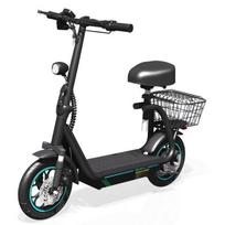 Adult electric scooter with seat M5 - 500W 48V 15Ah - 12.5  tires - 45 km/h max. - double disc brake - up to 70 km