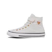 Converse Chuck Taylor All Star Easy-On High PS Valentines Day 2023 - Vintage White Kids Sneakers Cream Back-Alley-Brick A04951F 35 white