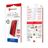 Displex Samsung Galaxy S25+/S24+ ekrano apsauginis stikliukas + dėklas