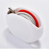Auto Cable Cord Wire Organizer Winder Wrap for Headphone in balta