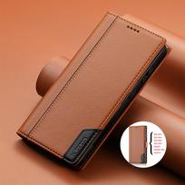 Verslo odinis atverčiamas dėklas Samsung Galaxy S25 S24 Plus S23 S22 S21 S20 Ultra FE S25Edge S10 S9 magnetinei piniginei kortelių dėklui Galaxy S20 Ultra 5G brown