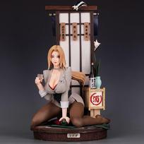 43cm NARUTO Shippuden Figure Tsunade Anime Girl PVC Action Figure Plaything High Quality GK Game Statue Adult Collection Model Doll white