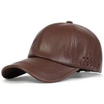 Fashion Solid Winter Leather Baseball Cap Men Snapback Autumn Warm Black Caps Women Bone Masculino Mens Hats And Hats Gorras Adjustable