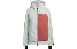 Adidas Terrex Jackets Women's Ivory Hooded Moderate Other HC7735 M