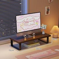 Monitor Stand with Cooling Base: Desktop and Laptop Lifting Bracket for Students white