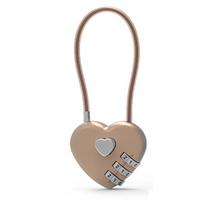 Love Lock Wedding Lock Heart Love Combination Lock School Bag Backpack Trolley Box Concentric Lock Color Zinc Alloy