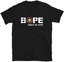 Brazil Military BOPE Elite Special Forces TShirt 100 Cotton ONeck Summer Short Sleeve Casual Mens Tshirt Size S3XL S gray