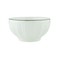 Dubenėlis AURORA CONRAN WHITE BLACK TRIM, baltos sp., 11 cm