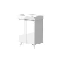 Vonios spintelė RB BATHROOM KAVO, su praustuvu, baltos sp., 59 x 85,5 x 39 cm