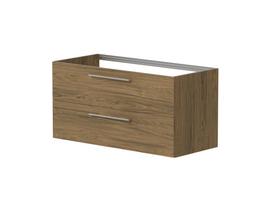 Vonios spintelė RB BATHROOM LUNA, su stalčiais, varinio ąžuolo sp., 99 x 50 x 45 cm