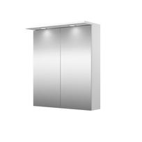Vonios spintelė RB BATHROOM TETRA, su veidr., LED apšvietimu, baltos sp., 60 x 69 x 24 cm