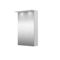 Vonios spintelė RB BATHROOM TETRA, su veidr., LED apšvietimu, baltos sp., 40 x 69 x 24 cm