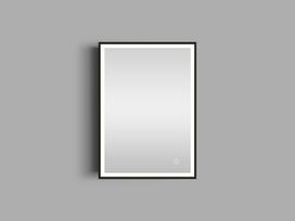 Vonios veidrodis VENTO MONZA, LED 5000-5500K, juodas rėmas, 50 x 70 cm