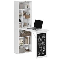 3-in-1 sulankstomas darbo stalas - Baltas 98 x 51 x 153 cm
