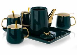 Noah Green Gold Coffee Service Set