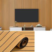 Peel and Stick Imitation Wood Grain Wallpaper Self-Adhesive Wall Panel Stickers  for Ceiling Style 5