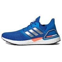 Adidas x NASA Ultraboost 20 Audinys Neslystantis, Atsparus dilimui, Kvėpuojantis Žemi Bėgimo Bateliai Vyriški Mėlyni FX7978 46