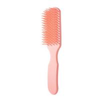 Yousheng Hairdressing Comb Flexible Non-slip TPE Massage Nine-claw Comb for Home rožinė