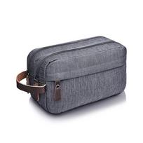 Men's Large Capacity Hanging Toiletry Bag for Travel and Business Trips pilka spalva