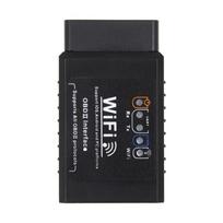 Automobilio OBD2 skaitytuvas Wifi Suderinamas OBDII automobilio diagnostikos skaitytuvas Adapteris Check Engine, Diagnostikos įrankis iOS, Android ir Windows black