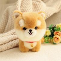Cute simulation cute pet puppy dog Akita corgi doll plush toy Shiba Inu Chow doll children's rag doll 20cm
