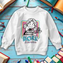 Dork Diaries Mens and World Book Day Sweatshirt Jumper Costume Outfits #WBD L