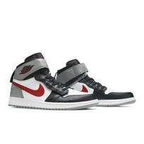 Air Jordan 1 High FlyEase Particle Grey CQ3835-002 EU 45 juoda/balta