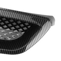 EK T-R Style Front Bumper Hood Mesh Grill Grille For Honda Civic EK CX DX EX HX LX Type R 1999-2000 Carbon Fiber Look Carbon Pattern