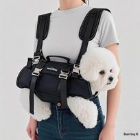 Pet Carrier & Grooming Backpack juoda