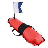 Inflatable Float & Diver Flag Great for Divers And Orange2 red