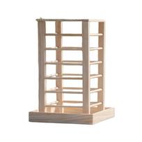 Versatility Wood Rabbit Feeder Practical Rabbit Hay Rack for Rabbit Owners Seeking Efficient Meal Solution Long Lasting 1