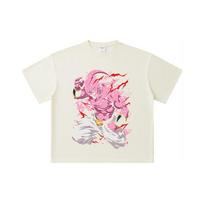 260 GSM Double Yarn 32 Count 100% Cotton Dragon Ball V13 Majin Buu Print Unisex Heavy Cotton T Shirt S