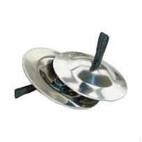 1 pora pirštų cimbalų 5,3 cm Mini rankiniai Orff muzikos instrumentai Metaliniai Zills Gimtadienio dovana sidabras