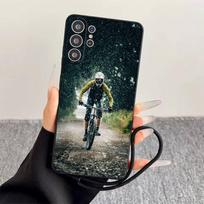D-Downhill MTB  Phone Case For Samsung S25,S24,S21,S22,S23,S30,Ultra,S20,Plus,Fe,Soft Silicone Black Cover Samsung S235G
