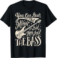 Basininkas Girdite muziką, bet jaučiate bosinę gitarą Unisex marškinėlis S gray