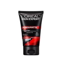L'Oréal Men Expert Volcanic Rock Oil Control Face Wash 100ml black