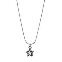 Five-pointed Star Necklace Handmade Pendant Necklaces Punk Choker Chain Fashion Neckband Gift for Teens Girls Boys 1