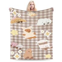 J-Jellys C-Cat Plush Blankets Students  Flannel Bedding Throws For Bedroom Super Warm Design Quality Bedspread Birthday Gift 75x90cm