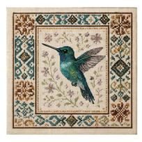 Beginner Bird Embroidery Set With Washable Fabric Step By Step Guide Family Bondings Creative Hobbies Set