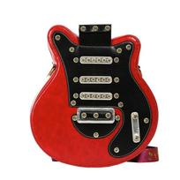 New Popular Combination Motorcycle Guitar Backpack Fashionable and Personalized Versatile Women's Crossbody Bag Bolso De Mujer ruda