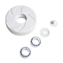 1 Set Pool Cleaner Wheel Set Parts For Polaris 280 & 180 Earings Wheel Ball Bearings Swimming Pool Cleaning Tools white