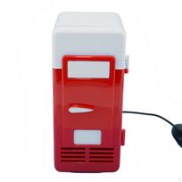 USB šaldytuvas Kompaktiškas mini aušinimo šaldytuvas studentams, stalui, automobiliui white