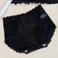 Ladies Summer Slim Sexy Lace Mesh Satin 10A Bacteriostatic Mid Waist Briefs L juoda